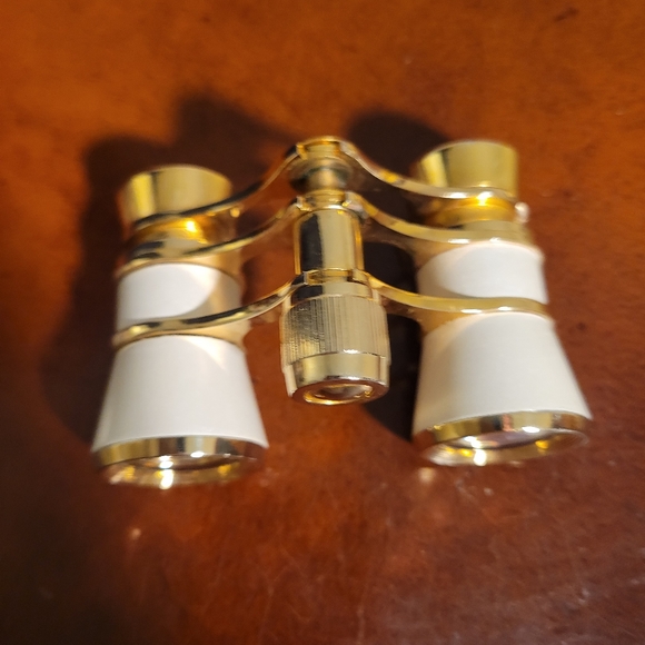 Selsi Accessories - Selsi Opra Glasses In Pearl White And Gold Finish 212A/3X22